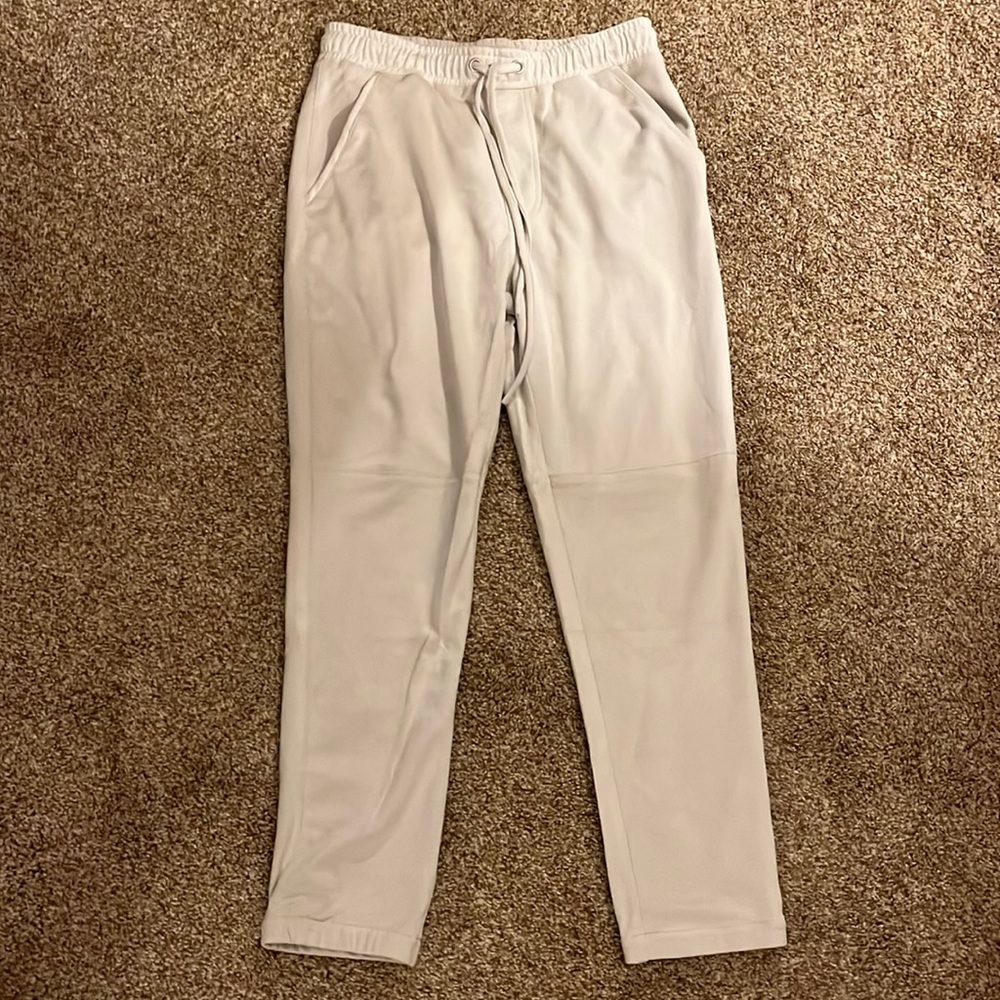 Women's Francesca's Stacy Faux Suede Drawstring Joggers.